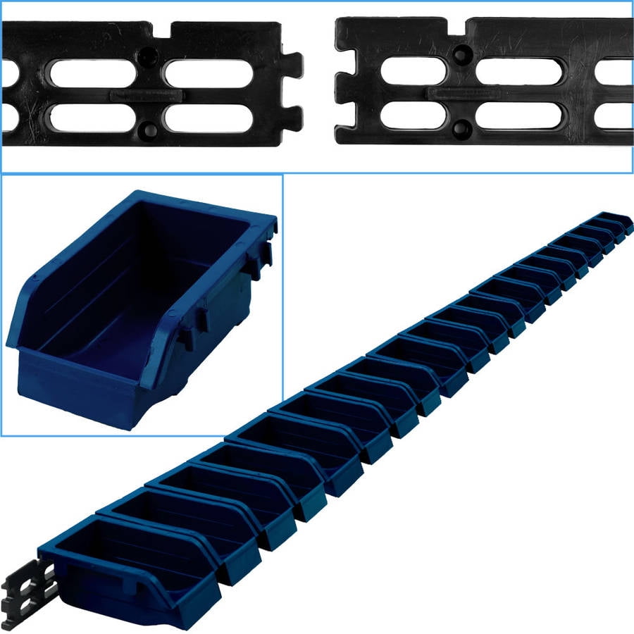 Stalwart 20 Bin Wall Mounted Parts Rack Tool Boxes & Organizers