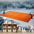 thumbnail image 7 of Basketball Wallpaper Mountain Basketball Court Peel and Stick Wall Murals 69"H x 96"W Removable PVC Wall Paper Self-Adhesive Wall Paintings Art Decor for Bedroom Living Room, 7 of 7