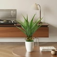 thumbnail image 3 of 27" H Sansevieria Snake Plant - Artificial Agave – Green Color– with Pot – from MOMO Plant, 3 of 6