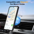 thumbnail image 4 of For Samsung Galaxy S26 Ultra 5G (Compatible With MagSafe)  With Invisible Magnetic Metal Kickstand Ring Holder Four Corner Airbag Anti Fall Protective Cover,Black,For Galaxy S26 Ultra 5G, 4 of 7