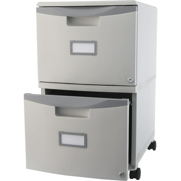 Storex, Single/Double Poly Filing Drawer, 1 Each, Gray