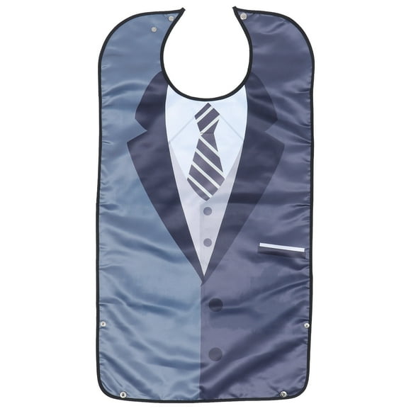 Babero adulto Delantal impermeable Ropa Babero Toalla de saliva lavable Protector de ropa