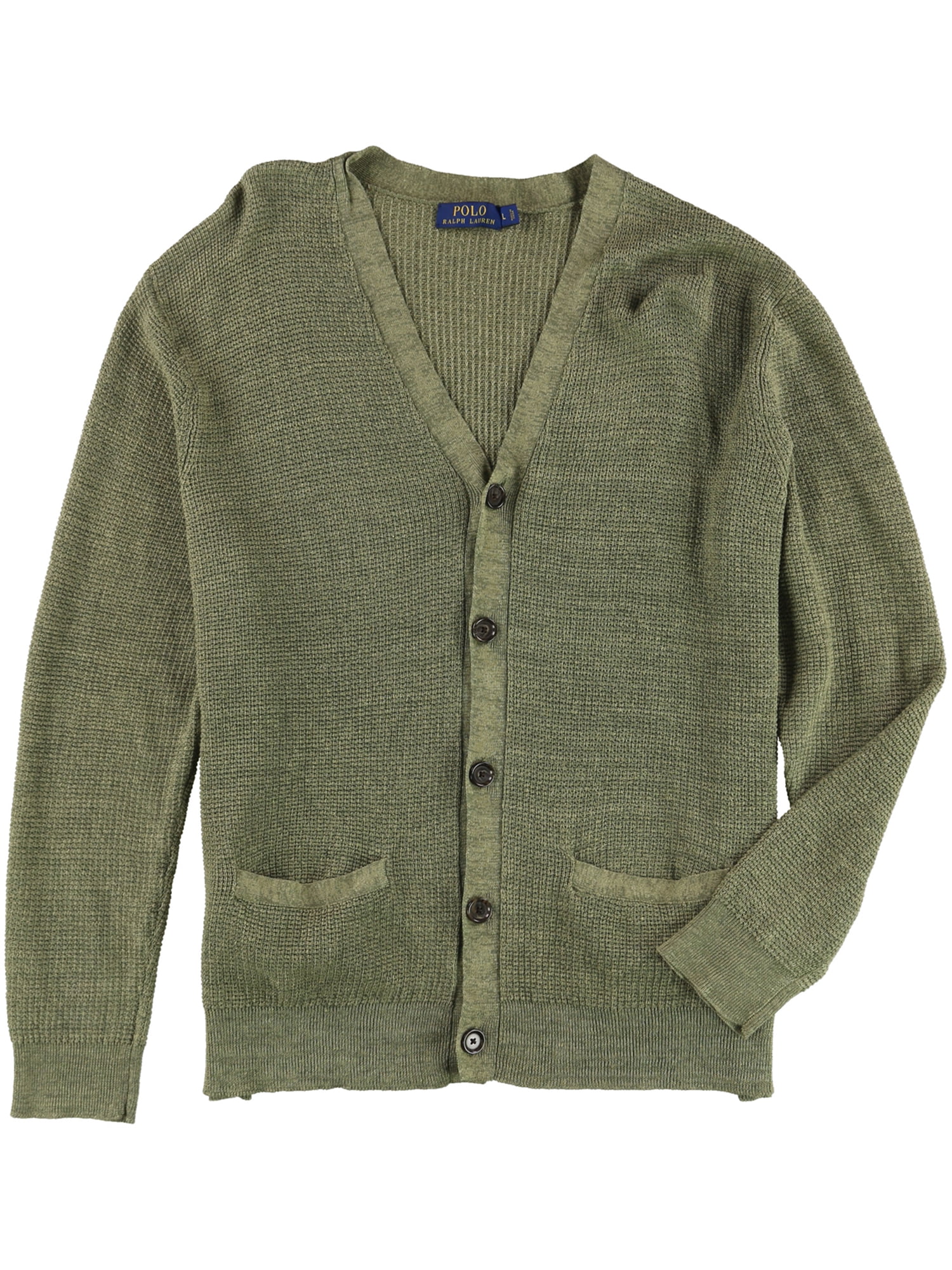 Ralph Lauren Mens Knit Cardigan Sweater turfolive 2XL | Walmart Canada