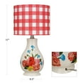 thumbnail image 6 of The Pioneer Woman Sweet Rose Table Lamp, Red Gingham Shade, 6 of 6