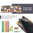 thumbnail image 5 of Fotbe lips record rock Skull Pattern Leather Pencil Case, Pencil Pouch with Durable Zipper, Compact and Stylish Organizer for Stationery, Art Supplies, Travel Essentials, 5 of 7