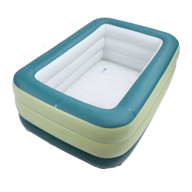 Blow Up Swimming Pool, Inflatable Pool PVC for Adults for Backyard 184L