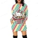 thumbnail image 4 of Vestido con capucha para mujer Primavera Otoño 2024 Sudadera con capucha de manga larga con estampado 3D de HELLO KITTY Sudadera con capucha informal de corte entallado para Navidad para mujer Y2K, 4 of 5