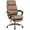 Brown, variant on Misolant Big and Tall Office Chair with Footrest, High Back Desk Chair with Linkage Armrest, 90-155° Recline Executive Computer Chairs with Adjustable Height for Home