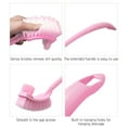 thumbnail image 6 of Toilet Brush Toilet Brush Plastic Toilet Brush Long Handle Bathroom Toilet Bowl Scrub Double Sided Cleaning Brush Brushes Toilet Brush Toilet Bowl Brush, 6 of 7