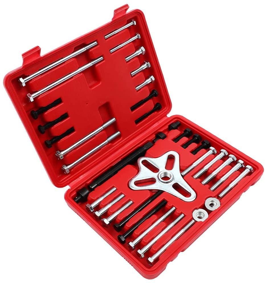 CCIYU 46 Pieces Steering Wheel Puller Kit with Harmonic Balancers