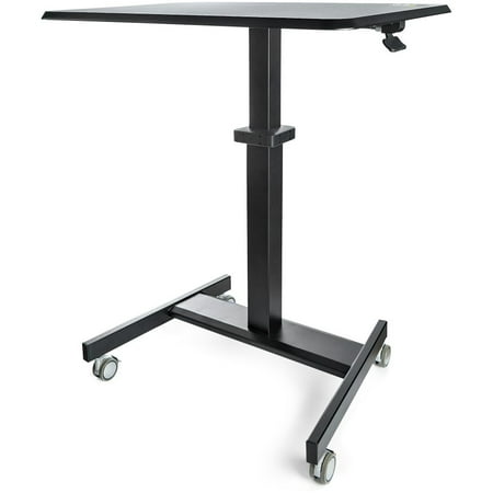UPC: 0065030884105 | StarTech.com STSCART2 Mobile Standing Desk Sit-Stand Height Adjustable Rolling Workstation Laptop Cart