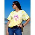 thumbnail image 2 of Anime Girl Quiet Sign Tie Dye Cyclone Women -Image by Shutterstock, Female XX-Large, 2 of 4