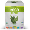 Vega One Organic All-in-One Plant Protein Powder, Plain Unsweetened, 20g Protein, 10 Ct