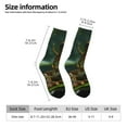 thumbnail image 2 of KLL Intellectual Frog Pond Print Cool Socks Men's Women's Crew Socks Funny Crazy Novelty Stockings, 2 of 6