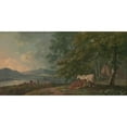 thumbnail image 3 of George Barret 18x11 Black Modern Framed Museum Art Print Titled - Morning: Landscape with Cattle (ca. 1775), 3 of 5