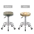 thumbnail image 5 of Honeii Summer Travel Bar Stool Covers – Perfect Fit for 12" to 14" Round Stools, Crease-Resistant, Stretchy, Washable & Dustproof Seat Slipcovers-13 inch, 5 of 7