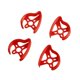 thumbnail image 2 of 4 Piezas de protección de cubierta de plástico de motor de drone Baoblaze Rojo, 2 of 7