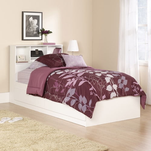 Mainstays Mates Storage Bed With, Twin Bed Headboards