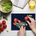 thumbnail image 3 of Zodiac Scorpio Cutting Board, Esoteric Future Prediction Theme Night Sky with Stars, Decorative Tempered Glass Cutting and Serving Board, Small Size, Indigo and Pale Yellow, by Ambesonne, 3 of 5