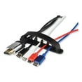thumbnail image 3 of RCA® Five Channel Cable Holder, 0.75" x 3.35", Black, 3/Pack RCCMCLMP3V, 3 of 4