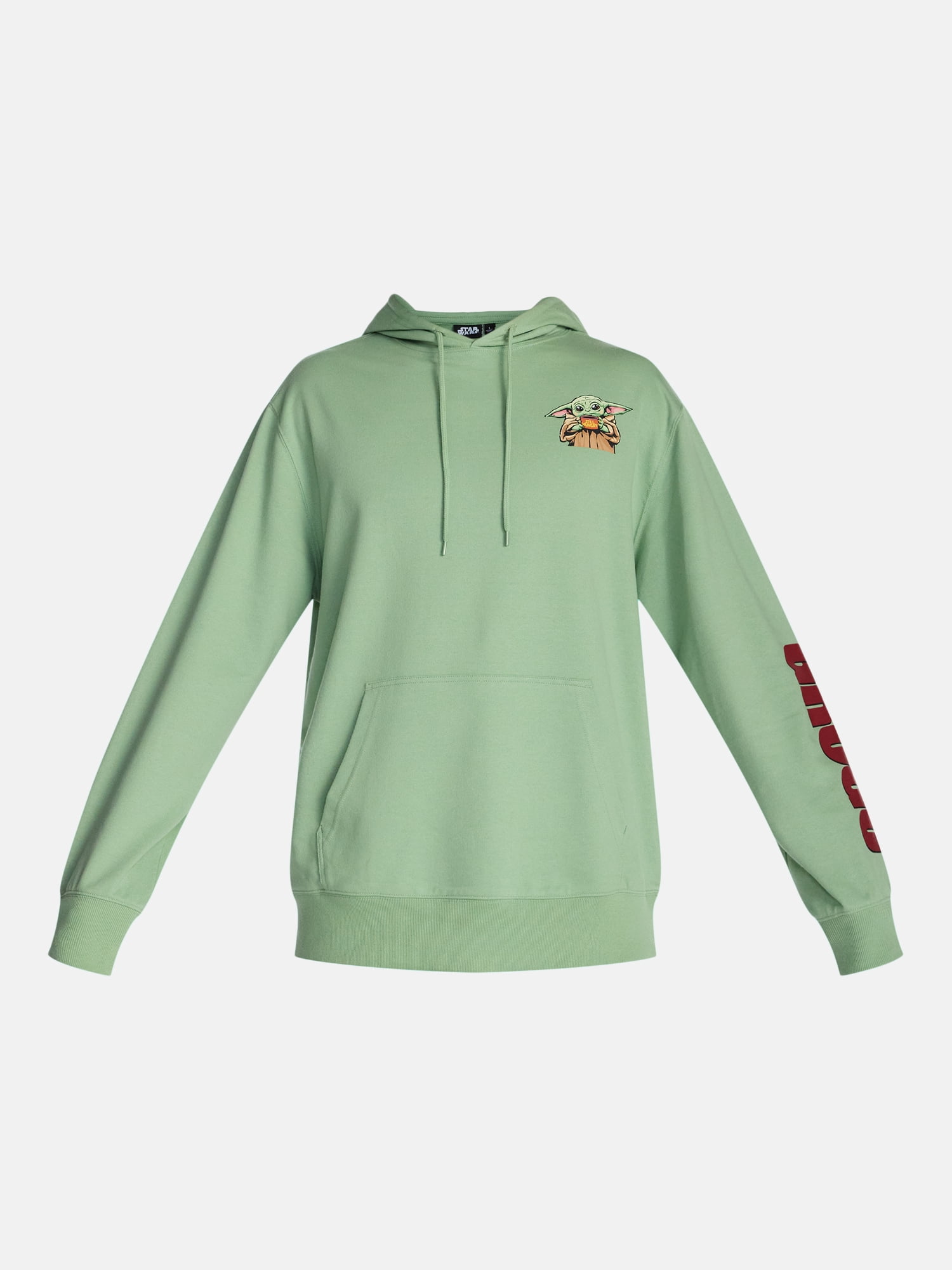 Star Wars The Mandalorian Men's and Big Men's Graphic French Terry Fleece Hoodie, Sizes XS-5XL