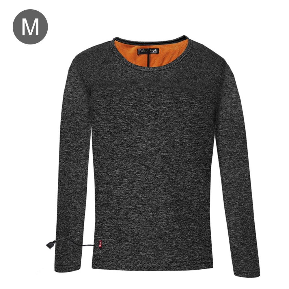 USB Men's Outdoor Camping Skiing Velvet Warm Smart Electric Clothes