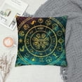 thumbnail image 2 of Orinice Zodiac Sign Numbers Circle Decorative Throw Pillow Cover 12x12in, 2 of 5