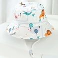 thumbnail image 4 of shoper UPF 50+ Toddler Sun Hat with Adjustable Chin Strap Wide Brim Lightweight Fisherman Cap for Outdoor Beach Play and Summer Activities, 4 of 5