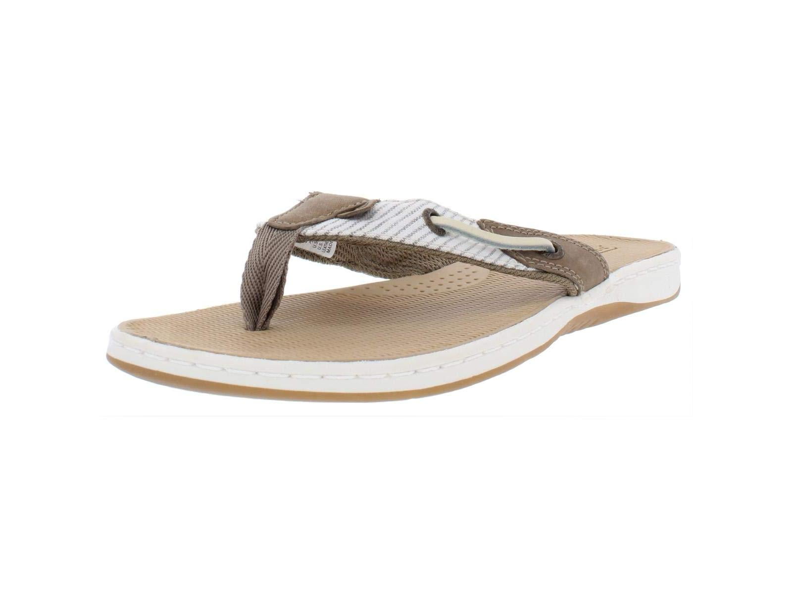 sperry seafish flip flops