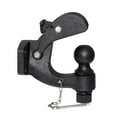 thumbnail image 4 of Matte Black Pintle Hook Hitch 2" 50mm Ball Towing Heavy Duty 5 TON Car Towbar RV Parts Camper Caravan Motorhome Accessories ,Dependable Strength, 4 of 6