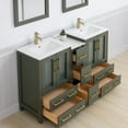 thumbnail image 5 of Vanity Art 60" Double Sink Freestanding Bathroom Vanity Set with Ceramic Top and Mirror, 5 of 9