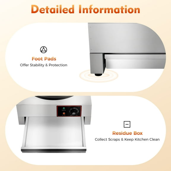 16" Pancake Crepe Maker Commercial Big Hot Plate Baker Griddle Machine Non Stick Used In Kitchens, Convenience Stores, Snack Stands