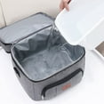 thumbnail image 6 of Cooler Bag,Insulated Waterproof Portable Double Decker Cooler Bag for Travel,Sports,Picnic,Beach,Camping, 6 of 7