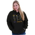 thumbnail image 3 of Halloween Have A Spooky Day Skeletons Hoodie Sweatshirt Women Men Brisco Brands L, 3 of 6