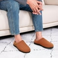thumbnail image 5 of Ecetana Men's Moccasin Slippers Comfy Soft Slip-on Memory Foam Indoor House Shoes, 5 of 7