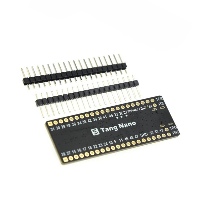 2Pcs Tang Nano Minimalist FPGA Development Board Straight Insert Breadboard Tang Nano 1K Development Board