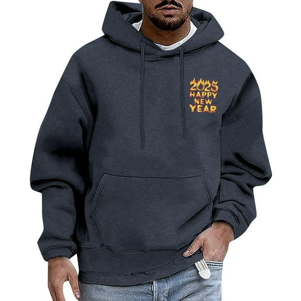 WILLBEST Sudaderas Deportivas Hombre 2025 Tendencia Hombres y Mujeres con El Mismo Año Sudadera con Capucha Casual Deportes Moda Año Indispensable Top Chica