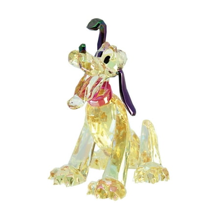 Enesco Disney Facets 90th Anniversary Pluto Acrylic Figurine 3.5in H
