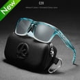 thumbnail image 1 of KDEAM-gafas de sol cuadradas de alta calidad para hombre, lentes polarizadas deportivas de colores, con revestimiento reflectante, con espejo, UV400 Fivean unisex, 1 of 2