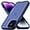 Blue, variant on 9 DIGITAL Military Grade Protective Hard Back Cell Phone Case for iPhone 11 6.1'', Frosted Purple