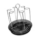 thumbnail image 2 of Soporte para secar tazas, organizador de vasos de vidrio con bandeja de drenaje, soporte antideslizante para tazas de té, estante para botellas, B Plata, 2 of 9