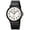 Black White, variant on Men's Sport Quartz Analog Watch with Arabic Numeral Dial, Big Face 3-Hand Display, Black TPU Strap, Water Resistant Casual Fashion Wristwatch
