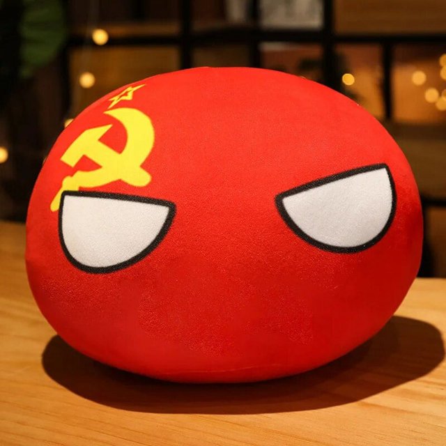 Juguetes de peluche de Countryball, almohada de peluche Kawaii, Polandball, Unión Europea, Alemania Oriental, Canadá, Italia, Suiza, decoración de habitación de niños, 30cm