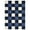 Navy, variant on Hasoo Washable Area Rug 5' x 7' Checked Style Rugs for Living Room Non-Slip Accent Indoor Carpet Black