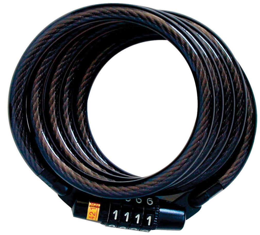 4/' x 5//16/" Master Lock 8143D Combination Cable Lock Black