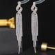 thumbnail image 4 of Pendientes largos con borlas de diamantes superbrillantes de lujo europeos y americanos, pendientes con personalidad exagerada para mujer, pendientes de joyería para las orejas, 4 of 6