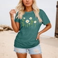 thumbnail image 2 of Krdevn T-Shirt à Manches Courtes Imprimé Graphique Grande Taille pour Femmes, Col Rond, Décontracté et Confortable pour Tous les Jours, 2 of 4