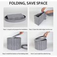 thumbnail image 4 of Silla para acampar al aire libre - Inodoro plegable - Asiento liviano - Con 12 bolsas de limpieza - Adecuada para acampar, caminar, viajes de larga distancia y atascos, 4 of 5
