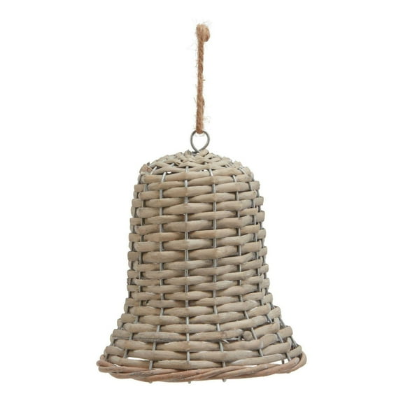 Hill Interiors The Noel Collection Wicker Bell Christmas Decoration
