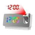 thumbnail image 1 of Reloj despertador LED con proyección, reloj despertador digital, temperatura regulable, reloj de mesa, alarma USB, 1 of 5